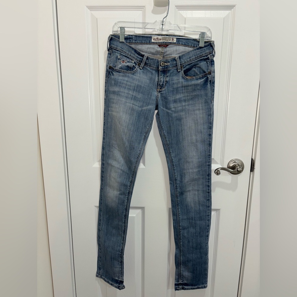 Hollister Light Wash Low Rise Jeans